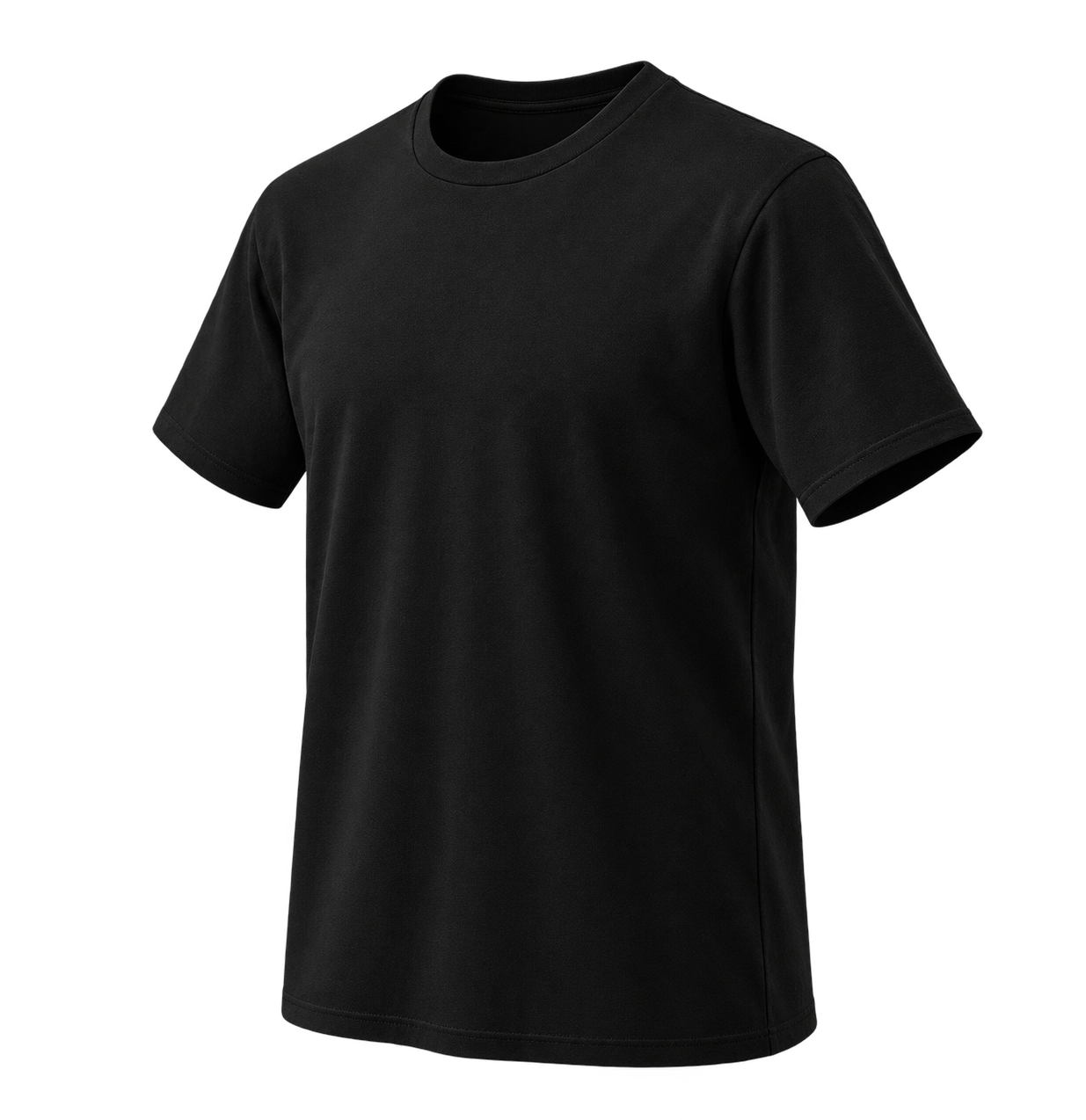 UrbanEdge Premium Casual Cotton T-Shirt Black Color Premium Quality - Image 2