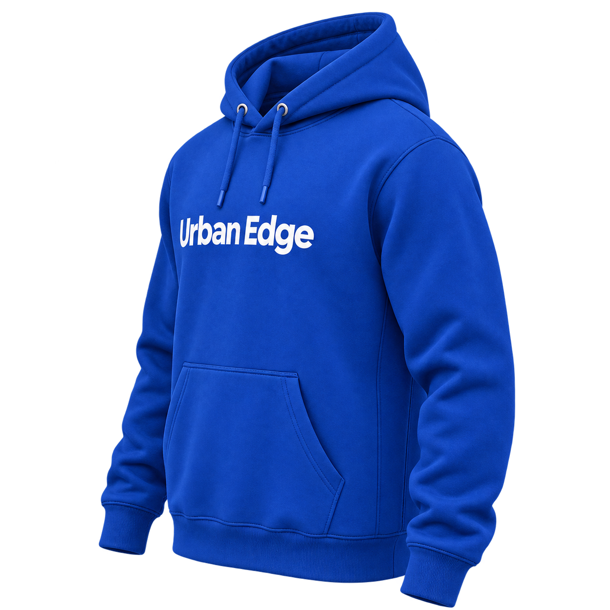 UrbanEdge Premium Blue Pullover Hoodie - Image 4