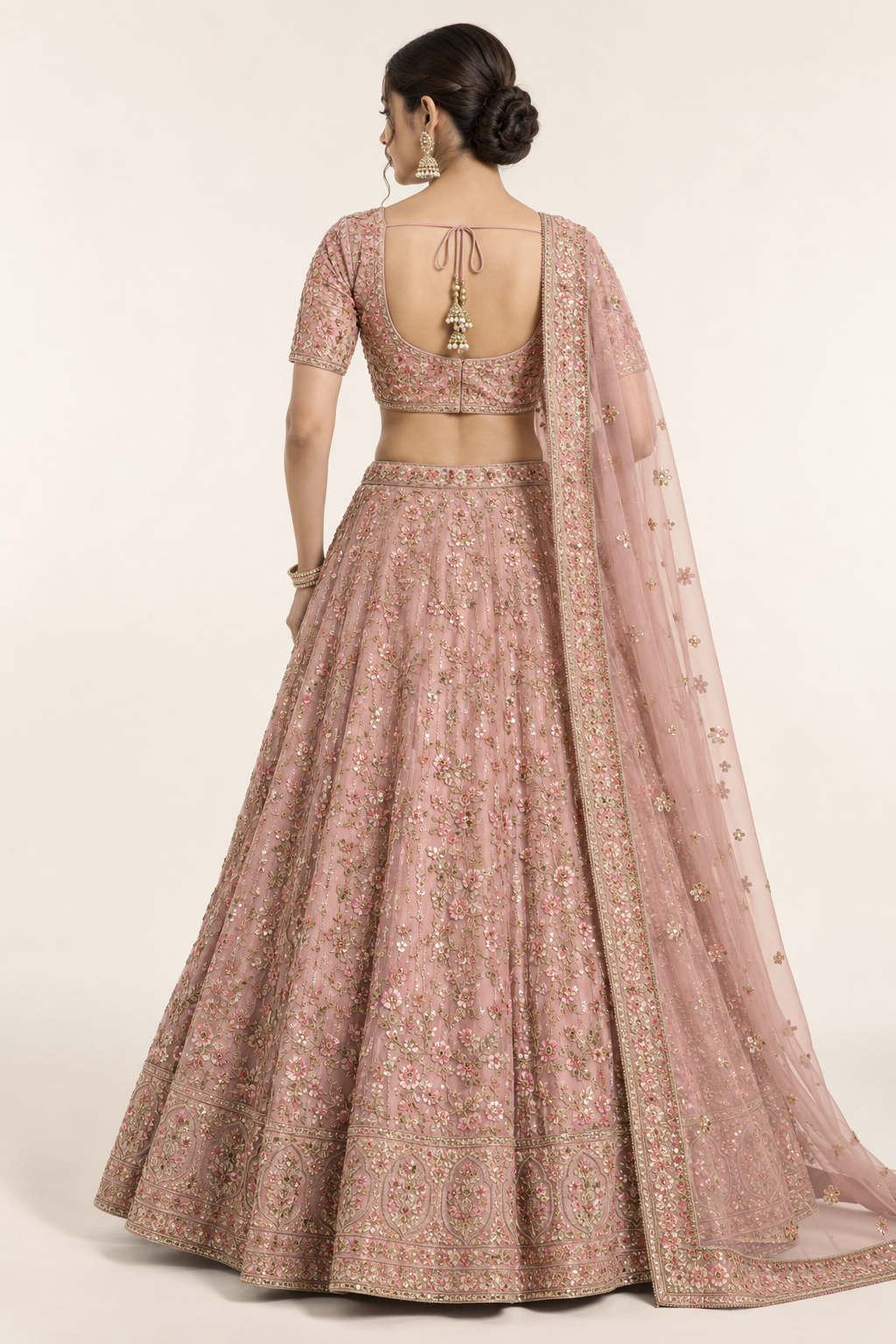 Zarika Royale Embroidered Bridal Lehenga - Image 10