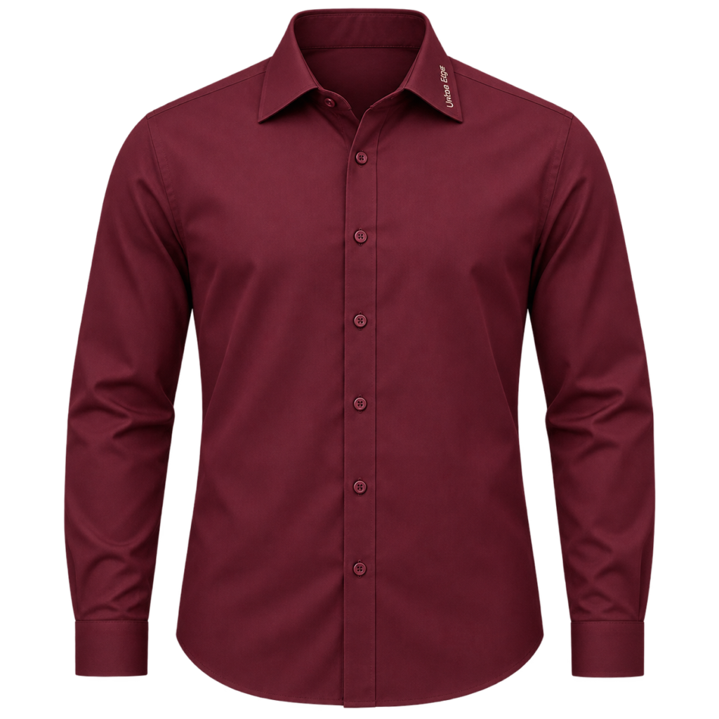 Urban Edge Premium Maroon Formal Shorts for Men