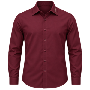 Urban Edge Premium Maroon Formal Shorts for Men