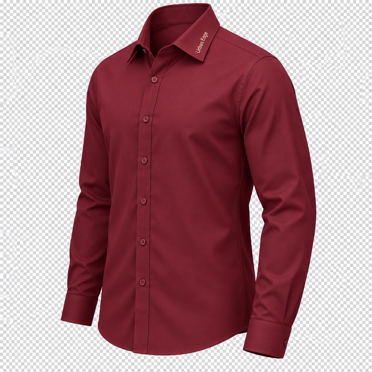 Urban Edge Premium Maroon Formal Shorts for Men - Image 3