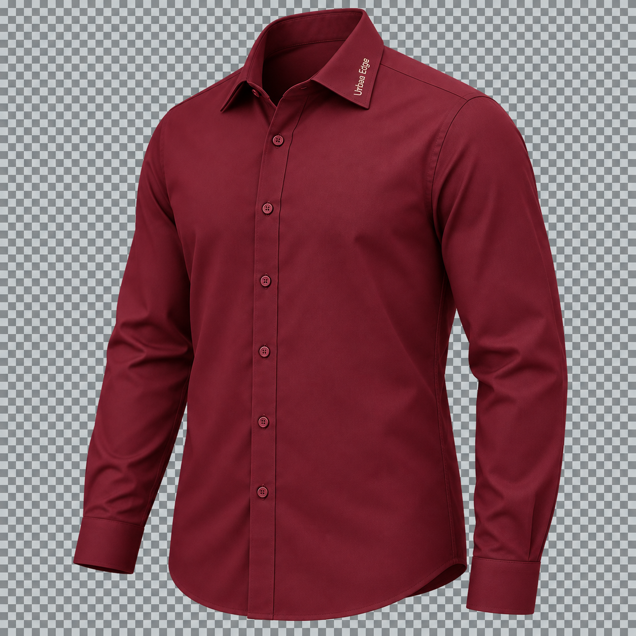 Urban Edge Premium Maroon Formal Shorts for Men - Image 4