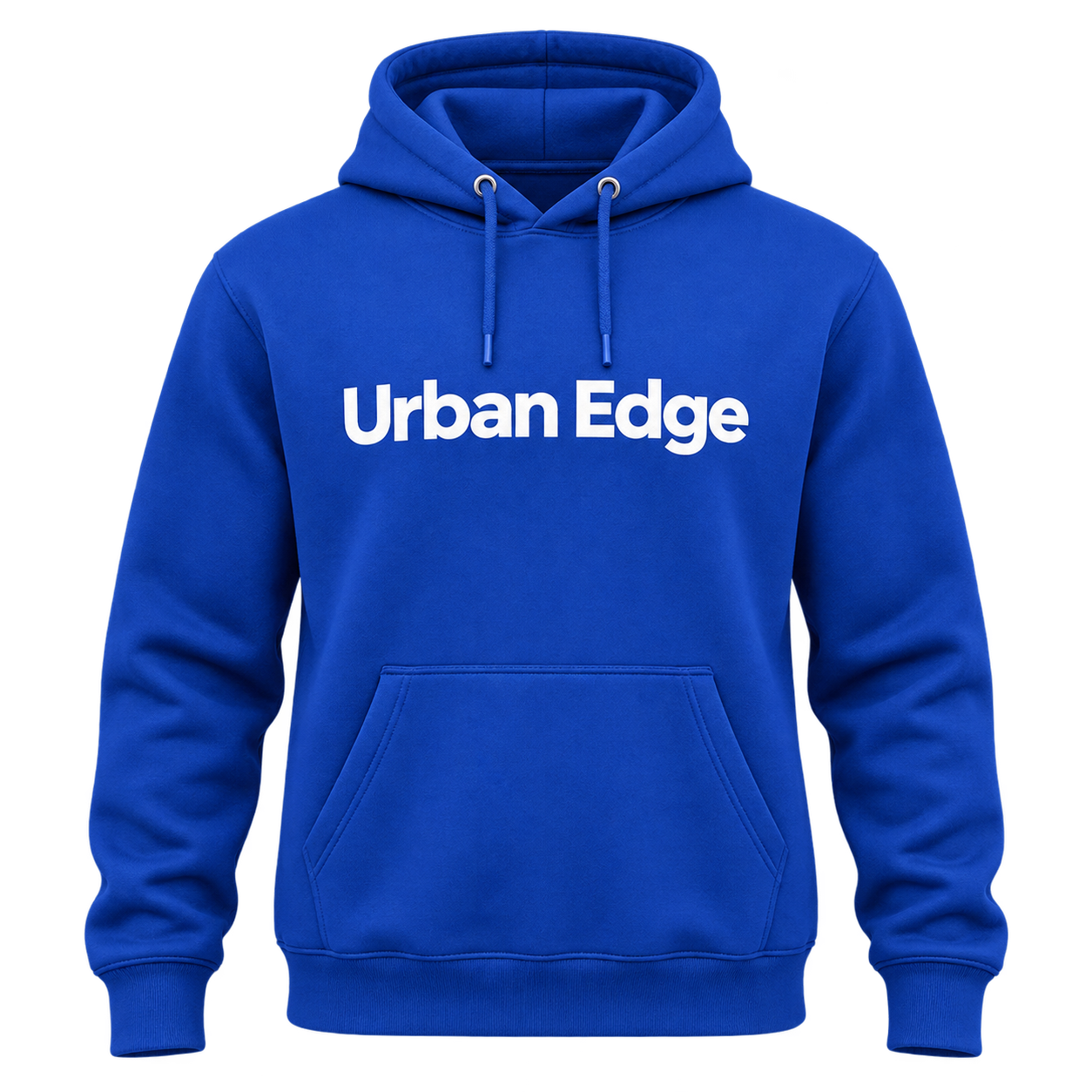 UrbanEdge Premium Blue Pullover Hoodie